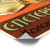 Türkische OTTOMAN Zigaretten Tabak Vintage Werbung Poster (Ecke)