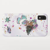 *~* Türkische Perlen Gold Pink Glitzer Mermaid Case-Mate iPhone Hülle (Rückseite (Horizontal))