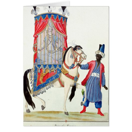 Türkische Prinzessin auf ihrer Weise zur Moschee (Vorne)