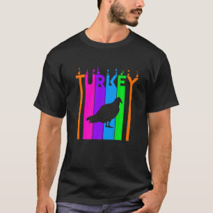 Türkische Regenbogenblase mit Silhouette T-Shirt