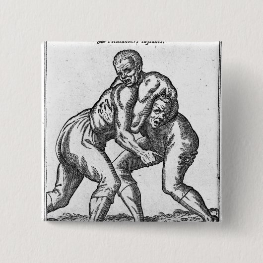 Türkische Ringkämpfer Button (Vorderseite)