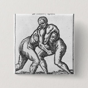 Türkische Ringkämpfer Button