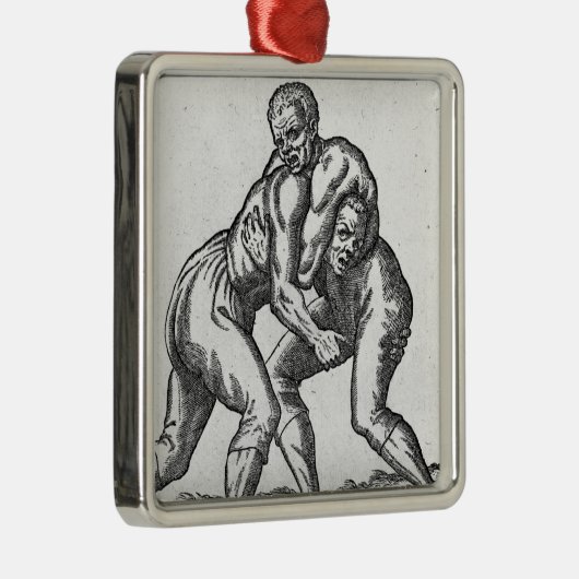 Türkische Ringkämpfer Silbernes Ornament (Rechts)