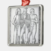 Türkische Ringkämpfer Silbernes Ornament (Links)