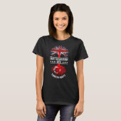 Türkische Roots Immigrations Herkunft Großbritanni T-Shirt (Vorne ganz)