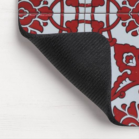 Türkische Rote Keramik Mousepad (Ecke)