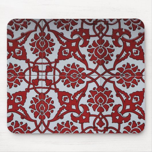 Türkische Rote Keramik Mousepad (Vorne)