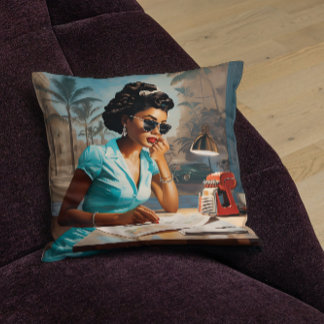 Türkische Ruhe Eine Vintage Muse Kissen