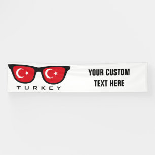 Türkische Schattierungen für benutzerdefinierte Te Banner