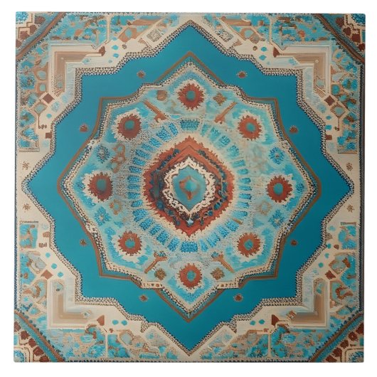 Türkische schöne alte Muster TrendCollection Fliese (Vorderseite)