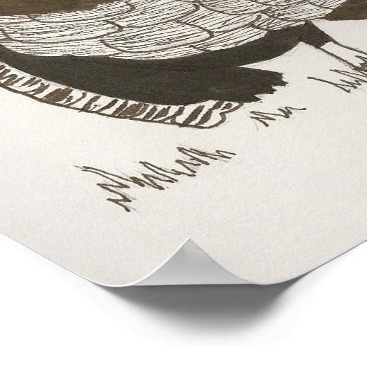 Türkische Skizze Poster (Ecke)