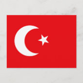Türkische T - Shirt und Geschenke unter der Flagge Postkarte (Vorderseite)