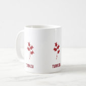 Türkische Tasse mit Tulips (Vorderseite Links)