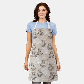 Türkische Teebecher-Untertasse Zuckerwürfel Schürze