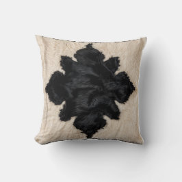 Türkische Tradition: Schwarz-Weiß Kilim Kissen