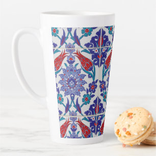 Türkische Tulpe Orientalische Arabeske Florale Vis Milchtasse
