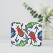 Türkische Tulpen Postkarte (Stehend Vorderseite)