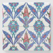 türkische Tulpen SteinUntersetzer (Vorderseite)