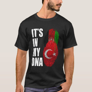 Türkische und afghanische Flagge für das "Heritage T-Shirt