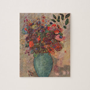 Türkische Vase von Odilon Redon, Vintage Blume Art Puzzle