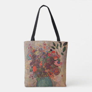 Türkische Vase von Odilon Redon, Vintage Blumen Ku Tasche