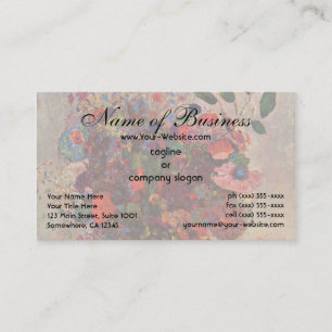 Türkische Vase von Odilon Redon Visitenkarte