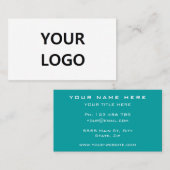 Türkische Visitenkarte - Wählen Sie Farben und Sch (Vorne/Hinten)