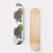 Türkische Vogelkunde Skateboard (Vorderseite)