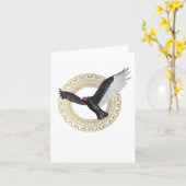 Türkische Vulture-Faltkarte Karte (Gelbe Blume)