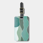 Türkische Weltlandschaft Gepäckanhänger (Vorderseite vertikal)