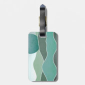 Türkische Weltlandschaft Gepäckanhänger (Rückseite vertikal)