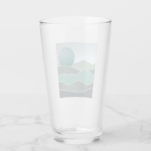 Türkische Weltlandschaft Glas (Rückseite)