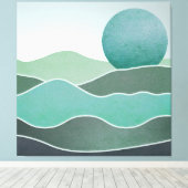 Türkische Weltlandschaft Leinwanddruck (Insitu (Holzboden))