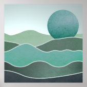 Türkische Weltlandschaft Poster (Vorne)