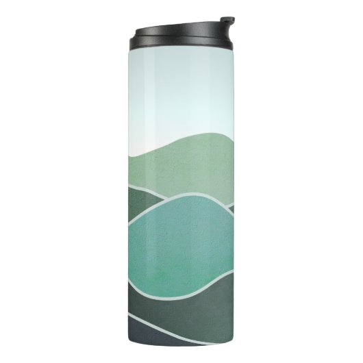 Türkische Weltlandschaft Thermosbecher (Nach links gedreht)