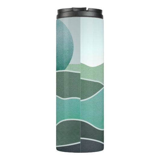 Türkische Weltlandschaft Thermosbecher (Rückseite)