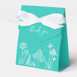 Türkische Wildblumen Brautparty Vielen Dank Geschenkschachtel