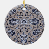 Türkische Wolldecke Keramik Ornament (Hinten)