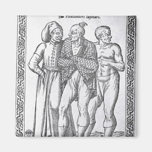 Türkische Wrestler Magnet (Vorne)