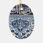 Türkische Zisnikfliesen Keramik Ornament (Hinten)