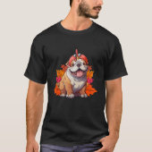 Türkischer Bulldog Herbst Herbstleaf lustig als T-Shirt (Vorderseite)