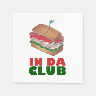 Türkischer Club Sandwich IN DA CLUB Feinschmecker Serviette