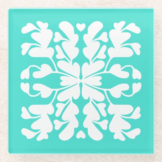 Türkischer Deko Glasuntersetzer (Vorderseite)