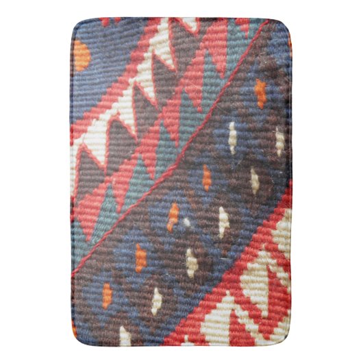 Türkischer exotischer Bohemischer Boho ethnischer Badematte (Vorderseite Vertikal)