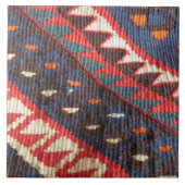 Türkischer exotischer Bohemischer Boho ethnischer Fliese (Vorderseite)