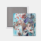 TÜRKISCHER FAIRY-SCHWANZ MAGNET (Vorderseite/Rückseite)