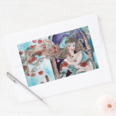 TÜRKISCHER FAIRY-SCHWANZ RECHTECKIGER AUFKLEBER (Umschlag)