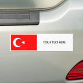Türkischer FLAGGE Autoaufkleber (Auf Auto)