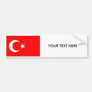 Türkischer FLAGGE Autoaufkleber