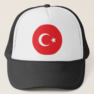 Türkischer Flaggenkreis Truckerkappe